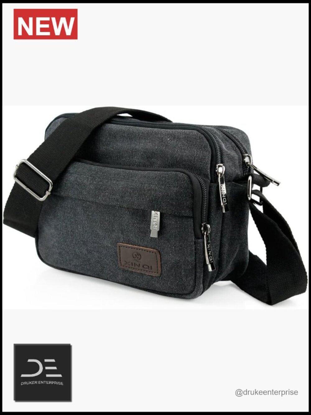 Vintage Crossbody Canvas Messenger Shoulder Bag Hiking Travel Satchel